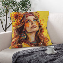 Load image into Gallery viewer, Retro Girl Pillow Case Made in America
