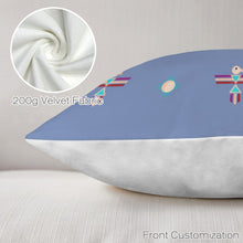 Load image into Gallery viewer, Baha Ranch Velvety Soft Southwest Longhorn Zia Pillow Cover Made in America
