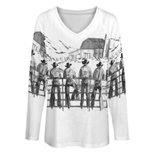 Load image into Gallery viewer, Baha Ranch Western Ranching Long Sleeve Top
