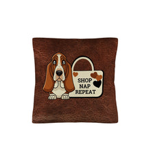 Load image into Gallery viewer, Baha Ranch Basset Hound Shop Nap Repeat Pillow Case Made in America
