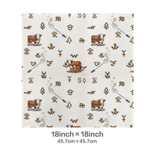Load image into Gallery viewer, Baha Ranch Hereford Brands Velvety Soft Pillow Cover Made in America

