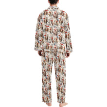 Load image into Gallery viewer, Western Cowboy Santa Christmas Men's Pajamas
