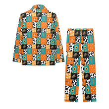 Load image into Gallery viewer, Western Patchwork Girl's Western Pajama Set
