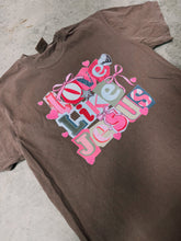 Load image into Gallery viewer, Love like Jesus comfort color tee

