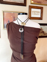 Load image into Gallery viewer, The Buckle HillBetty Bolo Necklace {GOLD + SILVER}
