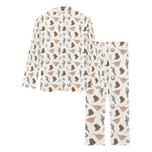 Load image into Gallery viewer, Howdy Highland Cow Christmas Women's Western Pajama Set
