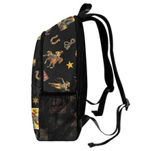 Load image into Gallery viewer, Vintage Cowboy Collage Western Backpack
