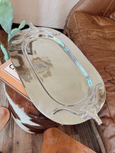 Load image into Gallery viewer, The Silver Bull Oval Platter
