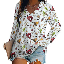 Load image into Gallery viewer, Baha Ranch Western Long Sleeve Top

