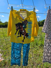 Load image into Gallery viewer, Rodeo Cowboy Boy's Western Pajama Set
