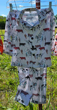 Load image into Gallery viewer, Cattle Drive Girl&#39;s Western Pajama Set
