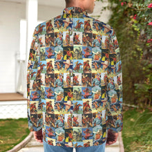 Load image into Gallery viewer, Cowboy Collage Men&#39;s Western Blazer
