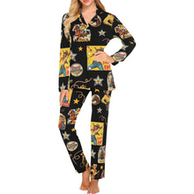 Load image into Gallery viewer, Vintage Cowgirl Collage Western Pajama Set
