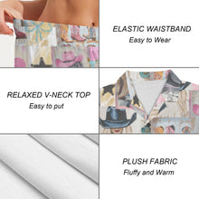 Load image into Gallery viewer, Baha Ranch Painted Cowgirl Pajama Set Made in America
