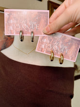 Load image into Gallery viewer, The Chunky Hoop Earrings {GOLD + SILVER}
