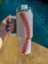 Load image into Gallery viewer, Sports Rhinestone Tumblers

