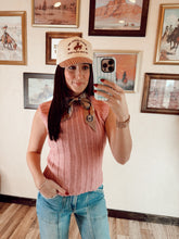 Load image into Gallery viewer, The Sawyer Top in Pink EXTRA SMALL

