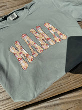 Load image into Gallery viewer, Mushroom mama print bay comfort color tee
