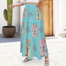 Load image into Gallery viewer, Baha Ranch Retro Pop Western Prairie Maxi Skirt
