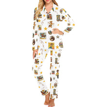 Load image into Gallery viewer, Vintage Cowgirl Collage Pajama set
