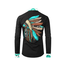 Load image into Gallery viewer, Indian Headdress Unisex Western Button UP Shirt
