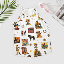 Load image into Gallery viewer, Vintage Cowboy Collage Western Tank Top
