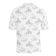 Load image into Gallery viewer, Shadow Bronc Men&#39;s Western Polo Shirt
