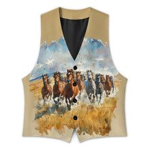 Load image into Gallery viewer, Baha Ranch Wild Horse Ranch Men's Sleeveless Suit Vest
