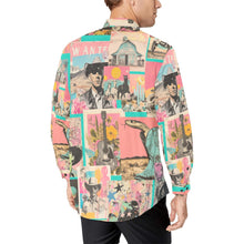 Load image into Gallery viewer, Baha Ranch Pop Western Collage Unisex Button Up Shirt
