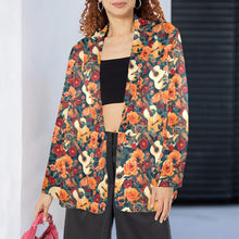 Load image into Gallery viewer, Colores De Mexico Roses &amp; Guitars Floral Blazer
