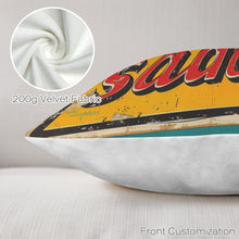 Load image into Gallery viewer, Baha Ranch Saddle Up Velvety Soft Pillow Case Made in America
