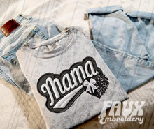 Load image into Gallery viewer, FAUX Varsity Mama Sweatshirt
