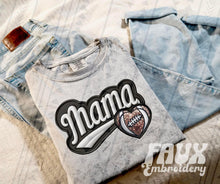 Load image into Gallery viewer, FAUX Varsity Mama Sweatshirt
