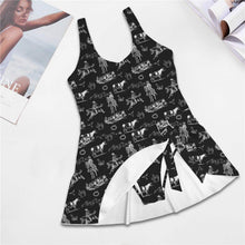 Load image into Gallery viewer, Ranch Life Skirted Swimsuit
