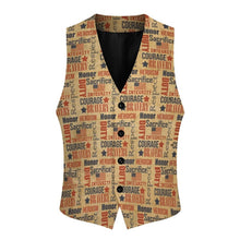 Load image into Gallery viewer, Military Veteran Patriot Men's Vest
