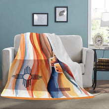 Load image into Gallery viewer, New Mexico Throw Ultra-Soft Micro Fleece Blanket 60" x 80" Made in America
