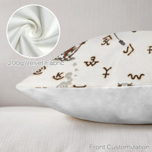 Load image into Gallery viewer, Baha Ranch Hereford Brands Velvety Soft Pillow Cover Made in America
