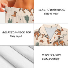Load image into Gallery viewer, Baha Ranch Hang on Cowboy Women's Pajama Set Made in America
