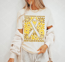 Load image into Gallery viewer, Groovy Floral Awareness Tee

