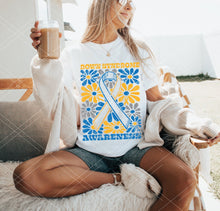 Load image into Gallery viewer, Groovy Floral Awareness Tee
