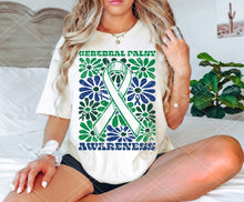 Load image into Gallery viewer, Groovy Floral Awareness Tee

