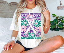 Load image into Gallery viewer, Groovy Floral Awareness Tee
