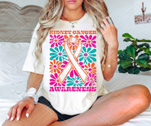 Load image into Gallery viewer, Groovy Floral Awareness Tee
