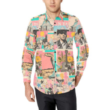 Load image into Gallery viewer, Baha Ranch Pop Western Collage Unisex Button Up Shirt
