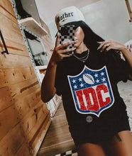 Load image into Gallery viewer, IDC black tee or sweatshirt
