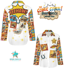 Load image into Gallery viewer, Baha Ranch The Comic Corral Western Rodeo Blouse
