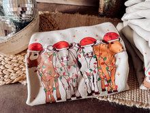 Load image into Gallery viewer, Santa Cows - Graphic Top
