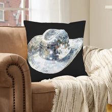 Load image into Gallery viewer, Baha Ranch Disco Hat Velvety Soft Pillow Cover Made in America
