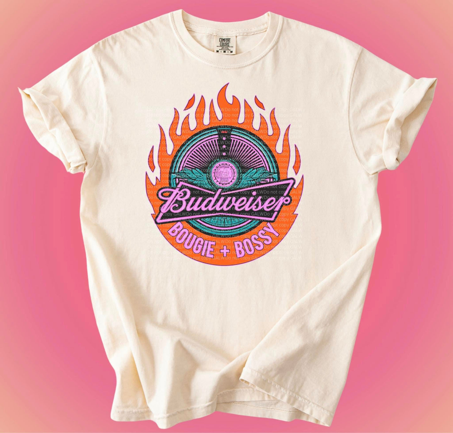 Bud bougie + bossy tee or sweatshirt