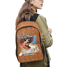 Load image into Gallery viewer, Rodeo is the Game Backpack
